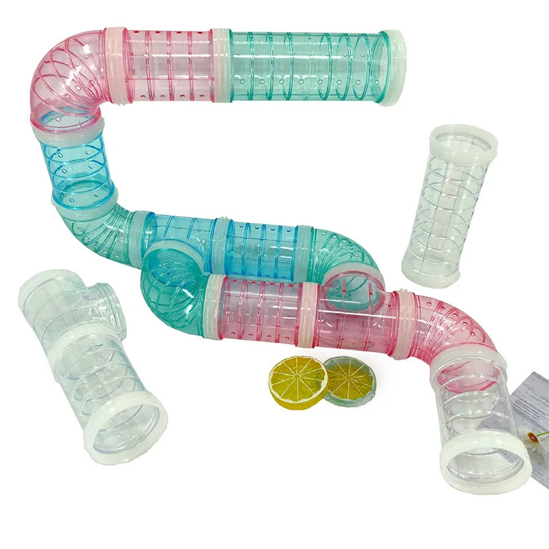 Hamster Tubes Pipelines Toy Training External Tunnel Set Sports U Pipe Pipeline