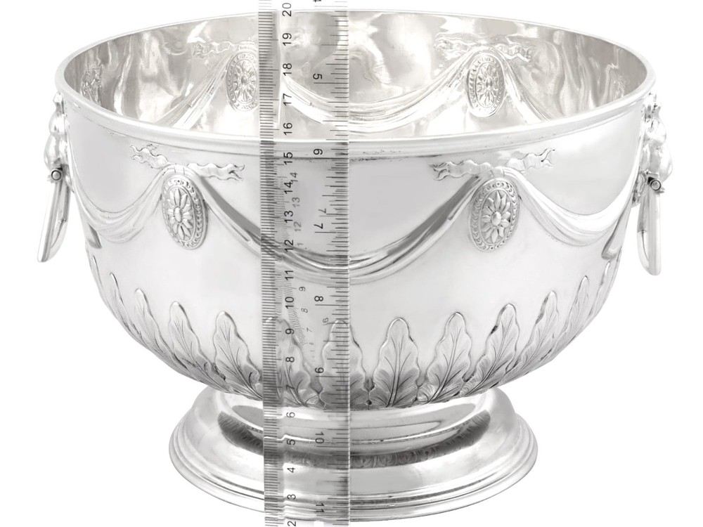 Sterling Silver Presentation Bowl Antique Victorian