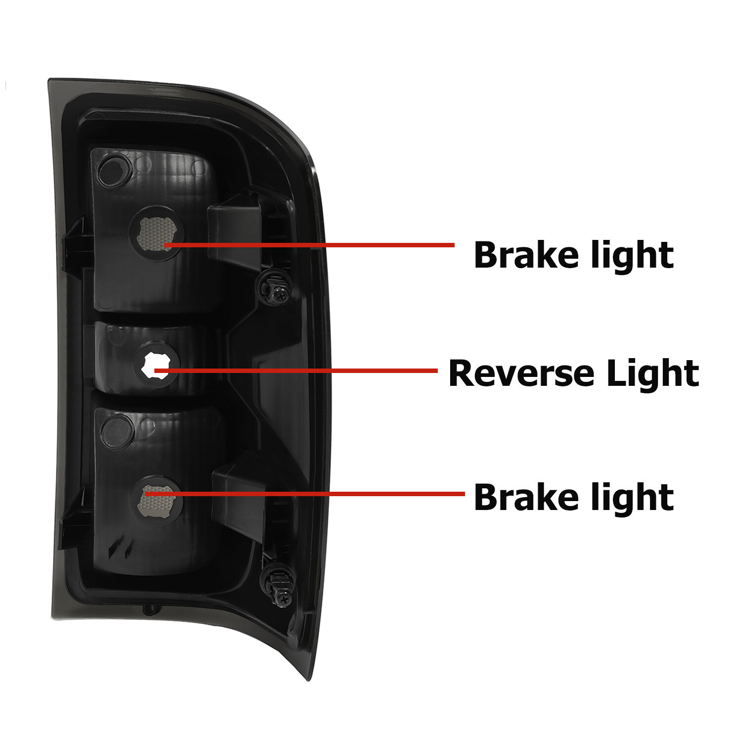 Pair Tail Lights Brake Lamps For Chevy Silverado GMC Sierra 2014-2018 #GM2800261