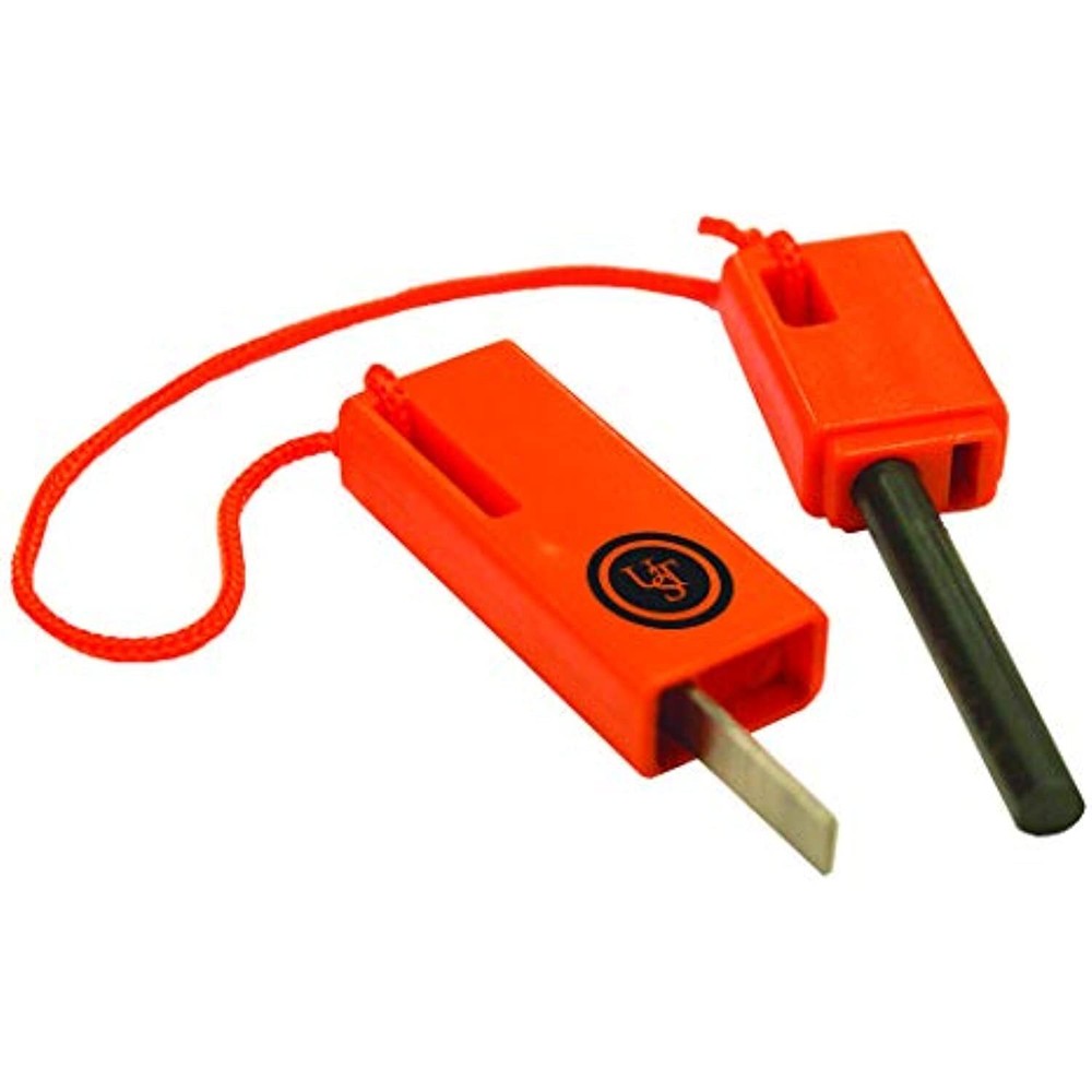 ust SparkForce Fire Starter with Durable Construction and Lanyard for Camping,