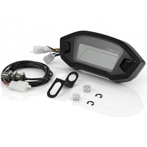 Universal Motorcycle Speedometer Tachometer Digital Odometer Fit for All