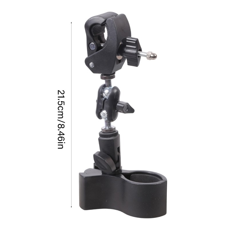Adjustable 360 Degree Spring Clamp Stand Large Small Jaw for Various Devices