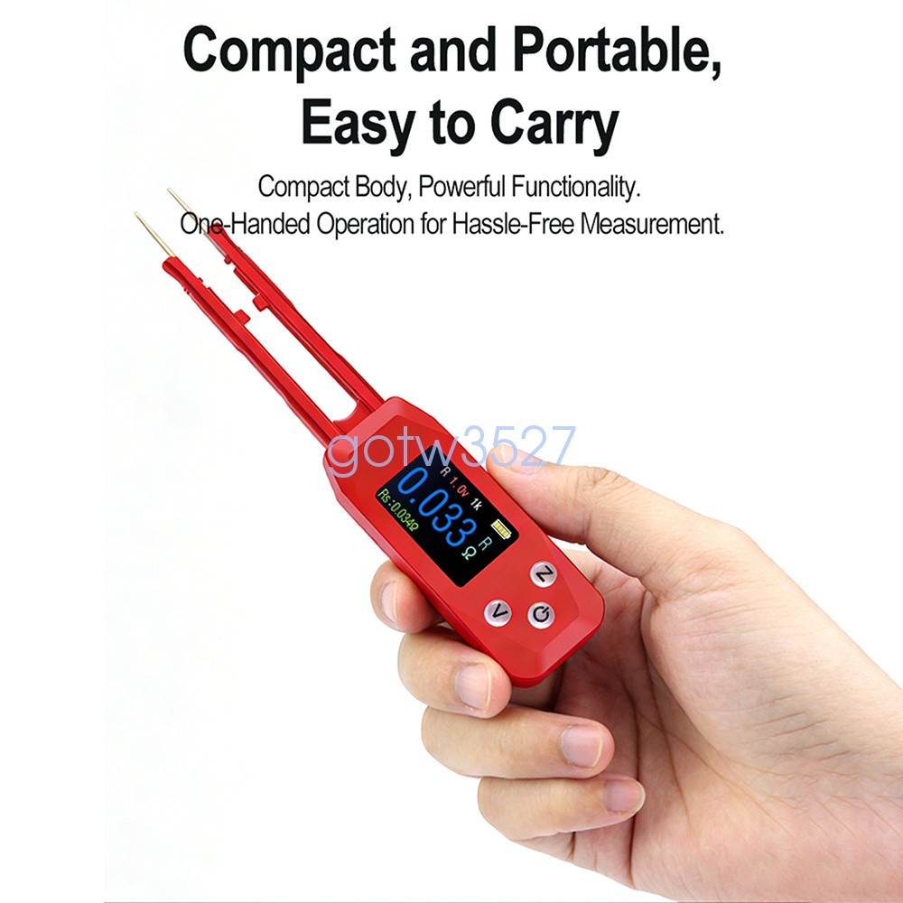 PZEM-039 Digital Smart Tweezer LCR Resistor Capacitance Diode Test Multimeter