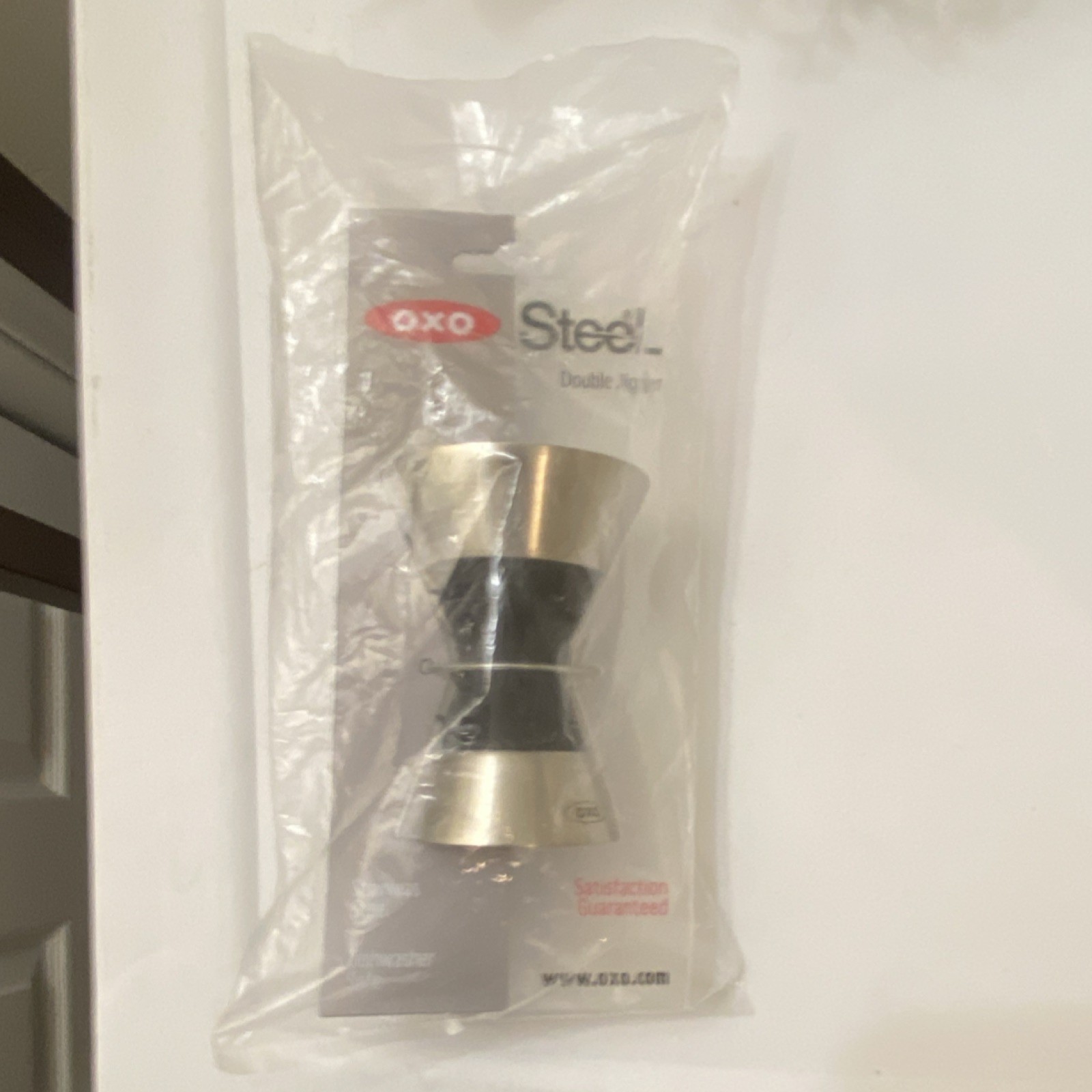 OXO Steel Double Jigger Stainless Steel 1.5 oz & 0.75 oz Bar Tool