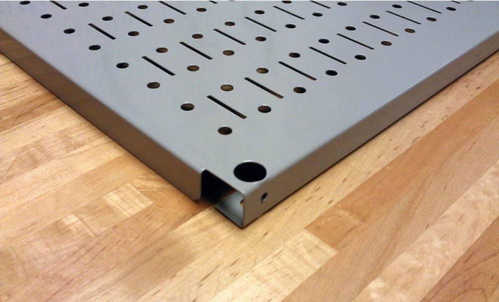 Wall Control Pegboard 16" x 32" Horizontal Galvanized Metal Pegboard Tool Panel
