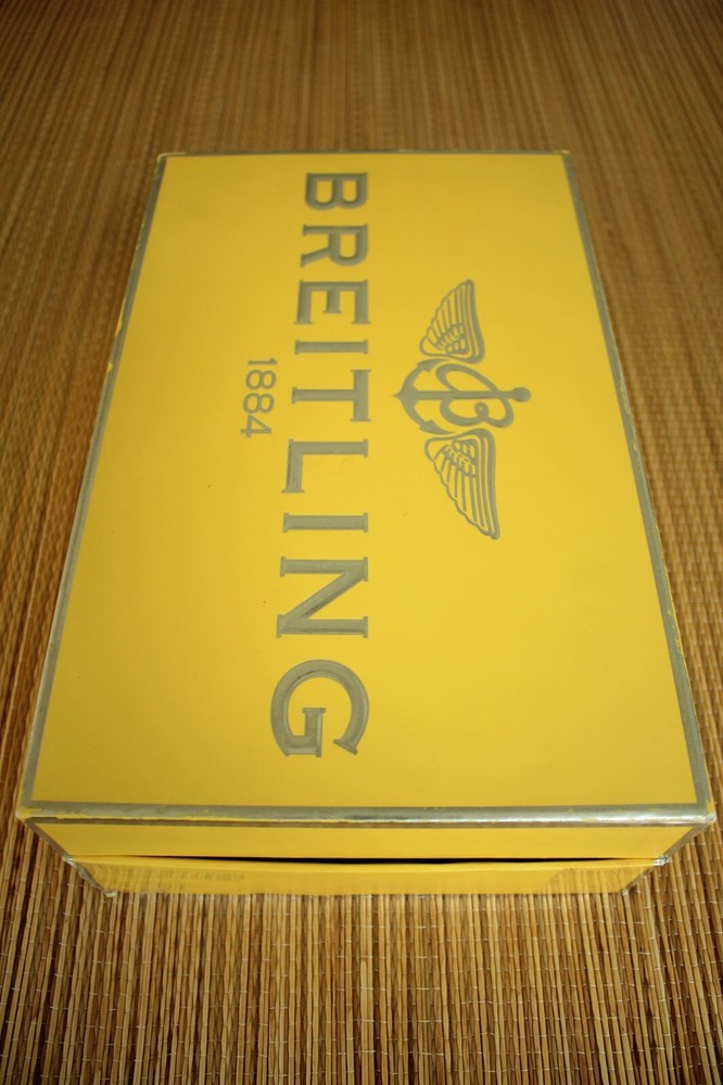 LUXE BREITLING OEM GOLD WATCH SPECIFIC DISPLAY PRESENTATION STORAGE FOR BURL BOX