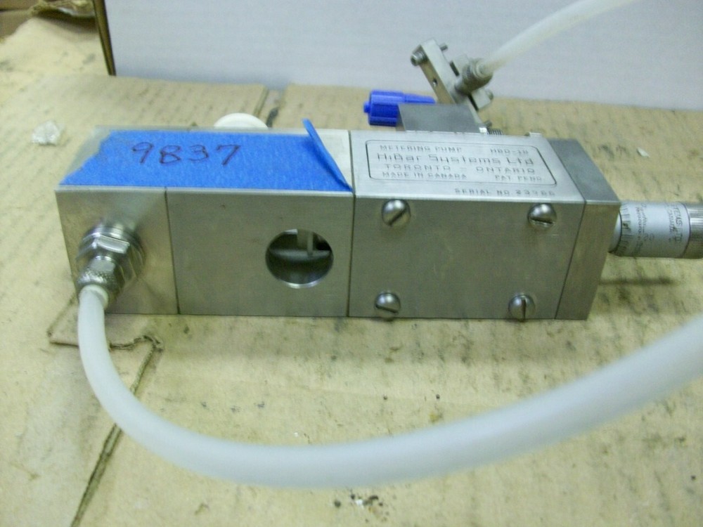 HIBAR SYSTEMS HBD-1B METERING PUMP WITH NOZZLE