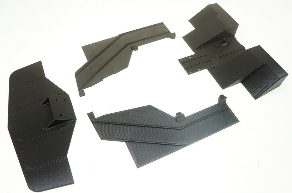 Downforce Aero Kit Ground Effects Undertray Diffuser Traxxas Slash DRAG IROC-Z