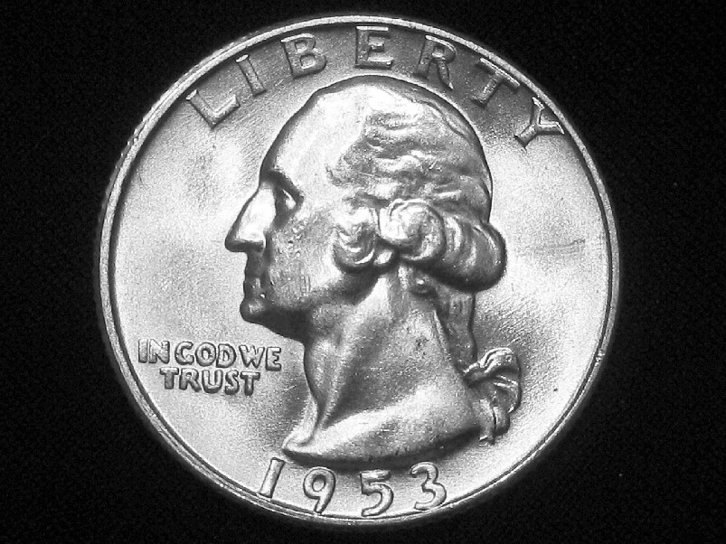 1953-D Washington Quarter --- Choice Uncirculated