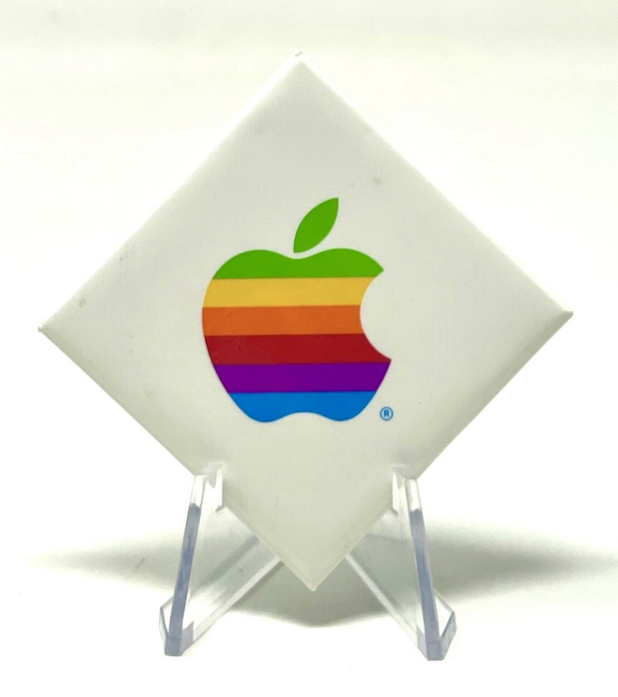 RARE Vintage APPLE / MAC Computer Pins / Buttons, Keychains & Sew On Patch Lot!