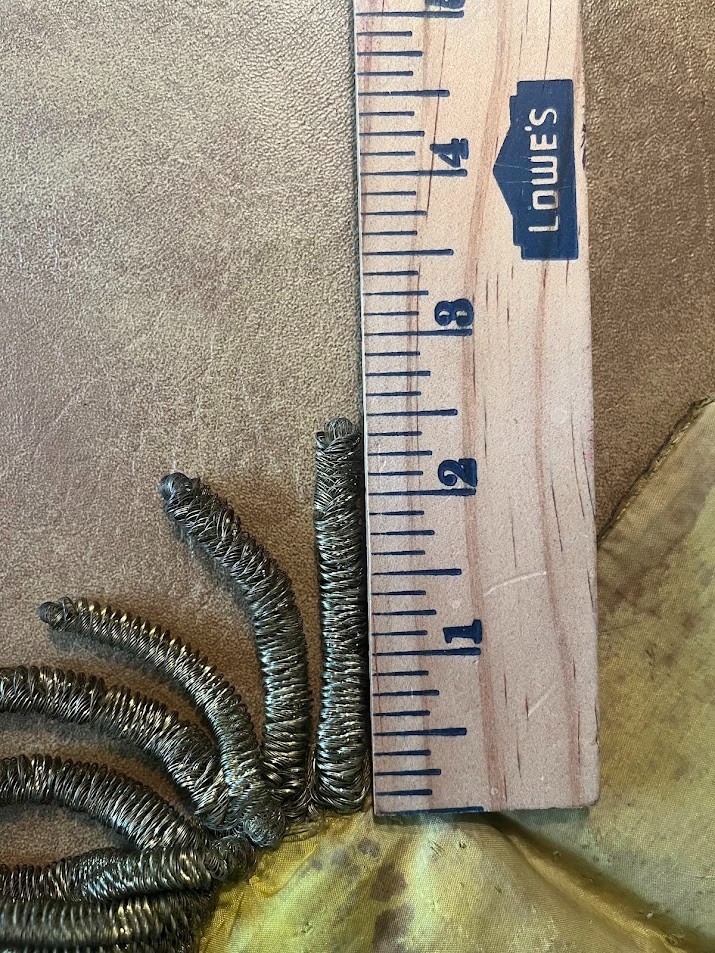 Epaulets US Army NY Buttons Likely Pre-1872 & Civil War for Major Fine Condition