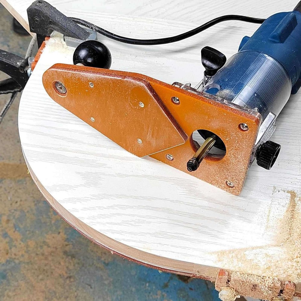 Circle Milling Base Plate With High Efficiency For Woodworking Projects Premium