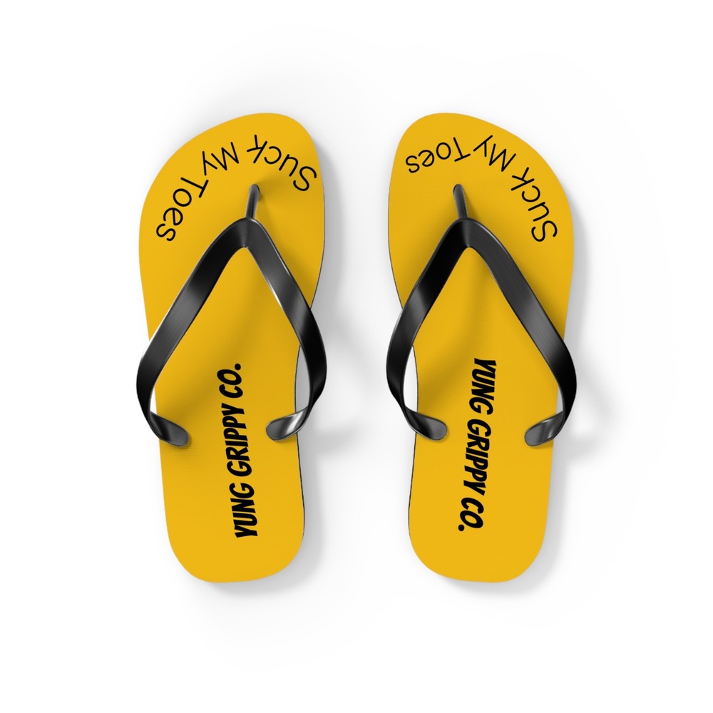 Suck My Toes Flip Flops