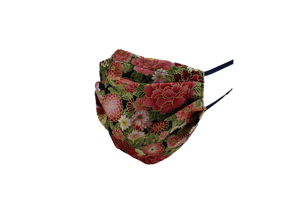 Red Floral Face Mask