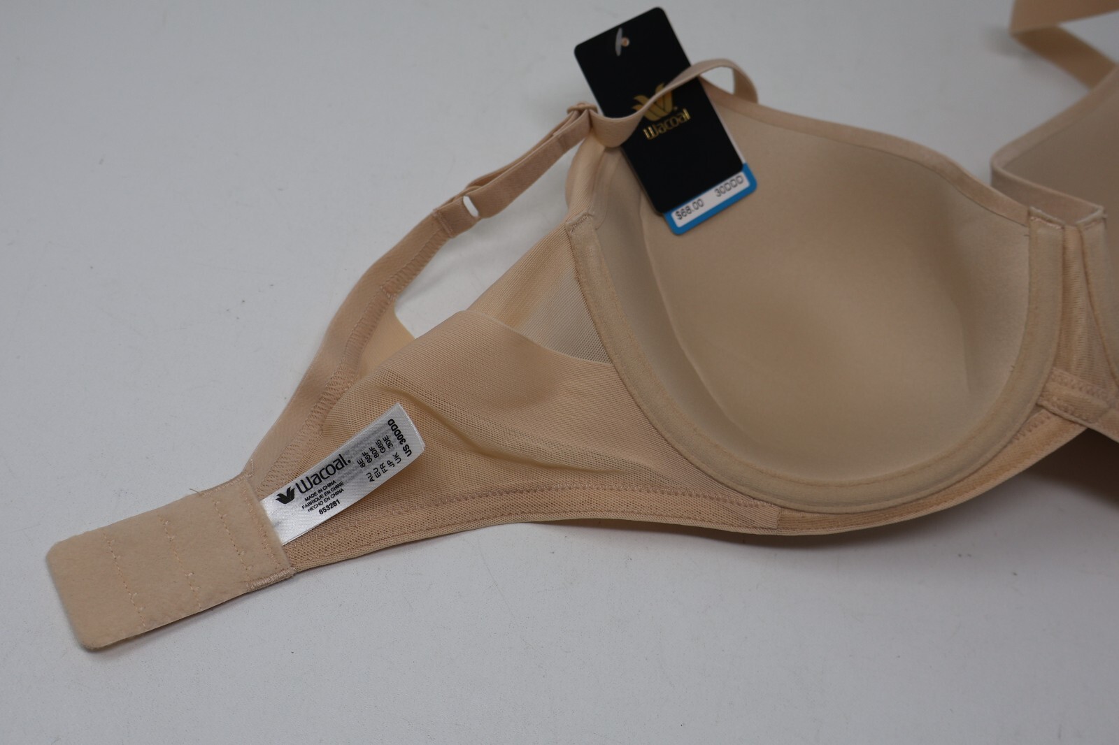 Wacoal Women's Ultimate Side Smoother Contour Bra - Beige - Size 30DDD NWT