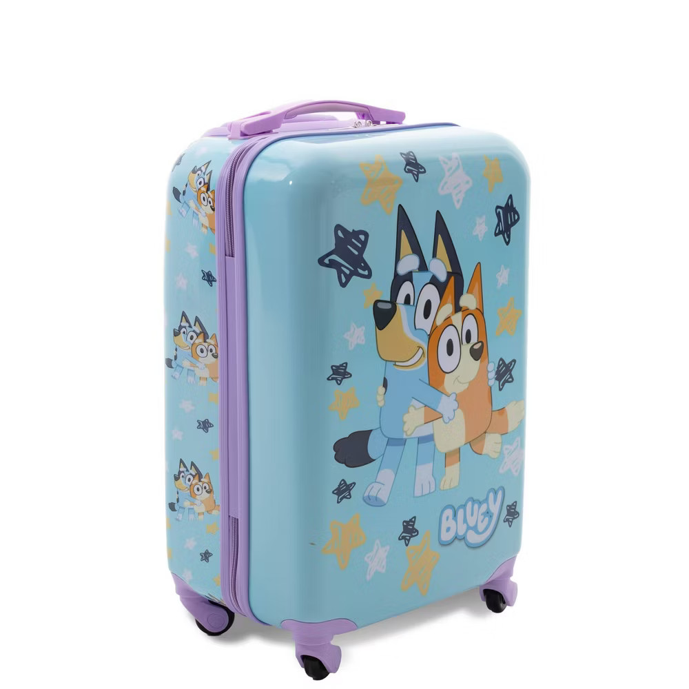 Bluey Hardside Carry On Spinner Suitcase - Blue