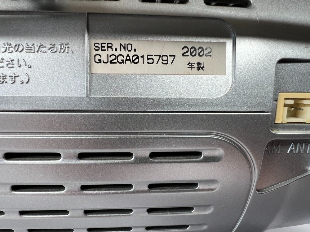 Personal MD system RX-MDX60 CD and MD operation confirmed