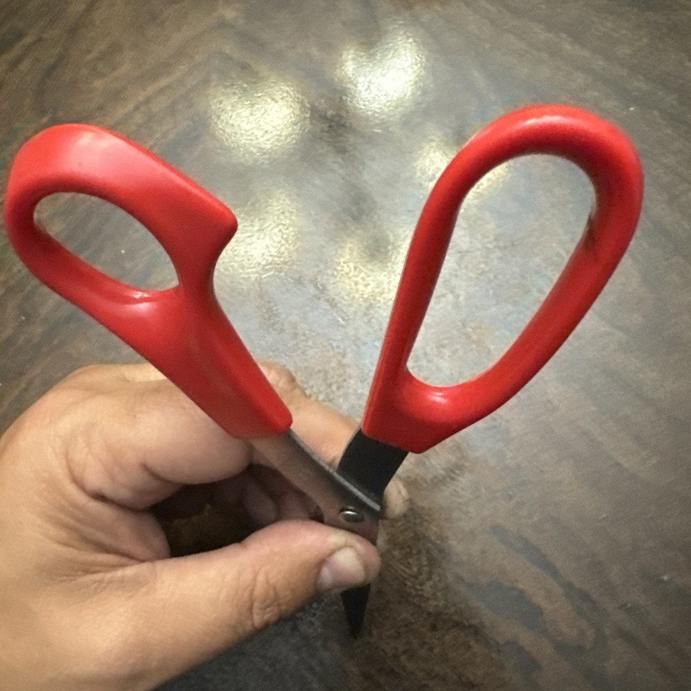 Vintage Comfortable High-Performance 8 Inch Red Scissors