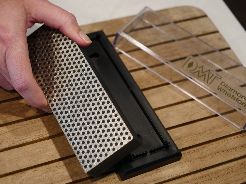 DMT 6in Diamond Whetstone Sharpening Stone Extra Coarse with Plastic Case W6XP