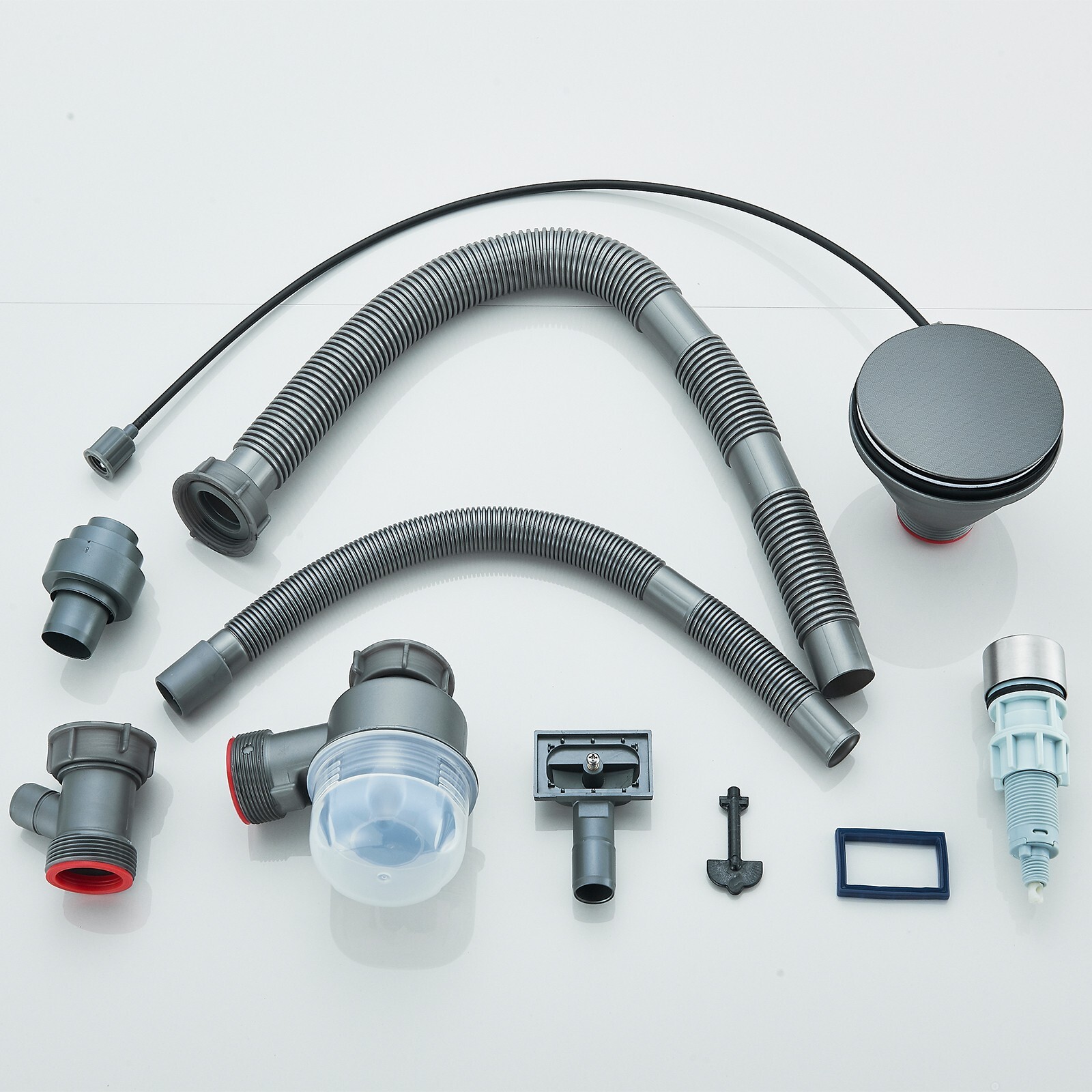 Flying Rain Stainles Steel Waterfall Kitchen Sink with Pull Down Faucet 29.5INCH