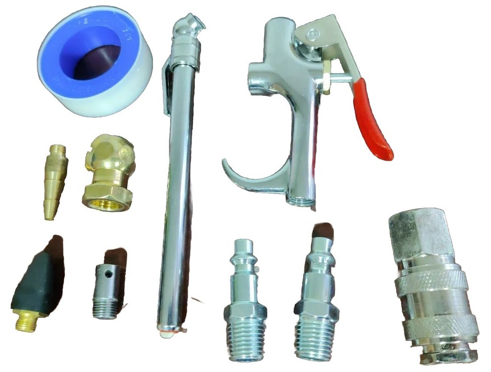 AIR COMPRESSOR ACCESSORY 10 PIECE KIT air tool accessory kit