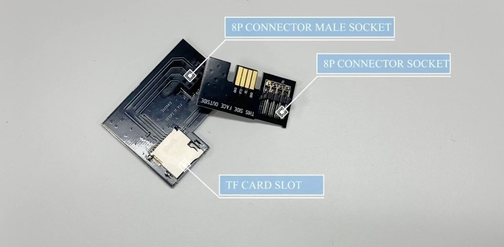 Micro SD Card Adapter TF Card Reader for Gamecube Serial Port 2 SD2SP2 Pro V1.3