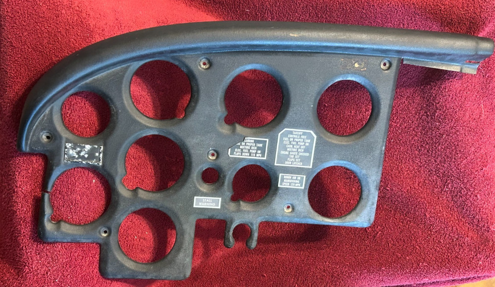 AIRCRAFT 9 INSTRUMENT PANEL OVERLAY AVIATION