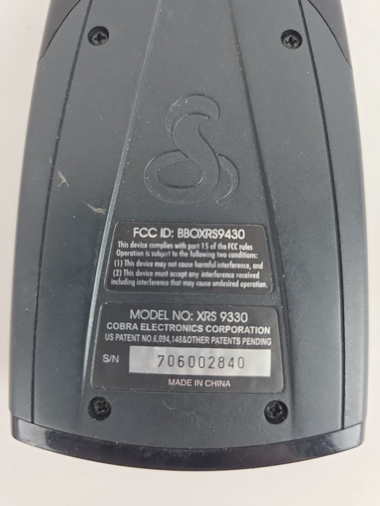 Cobra XRS 9330 Radar Detector