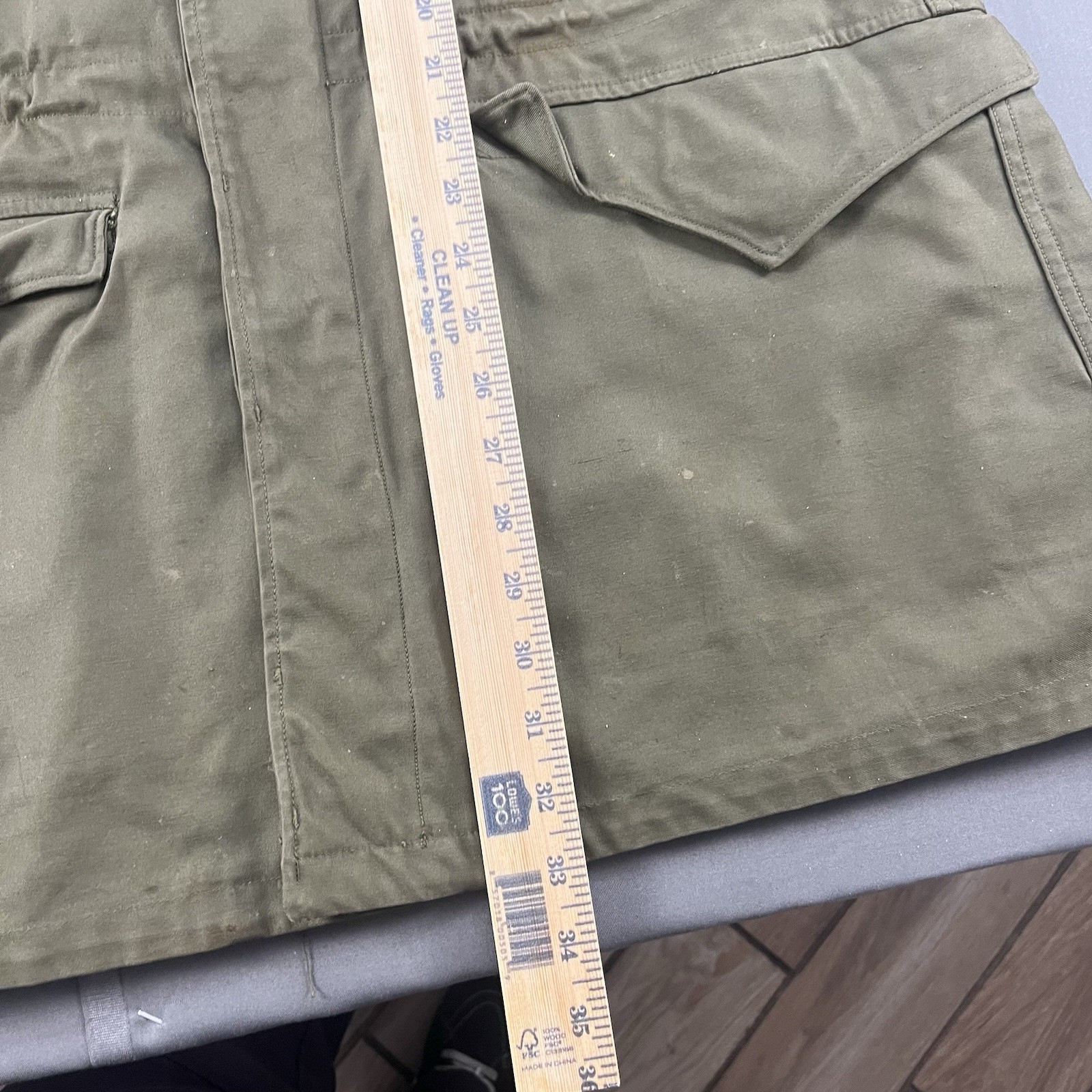 Vintage M43 Military Field Jacket WW2 40s US Army Parka Coat