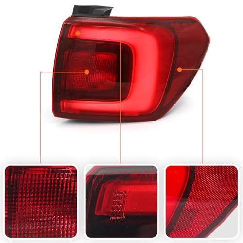 Tail Light Assembly Compatible with GMC Acadia 2017 2018 2019 Passenger/right