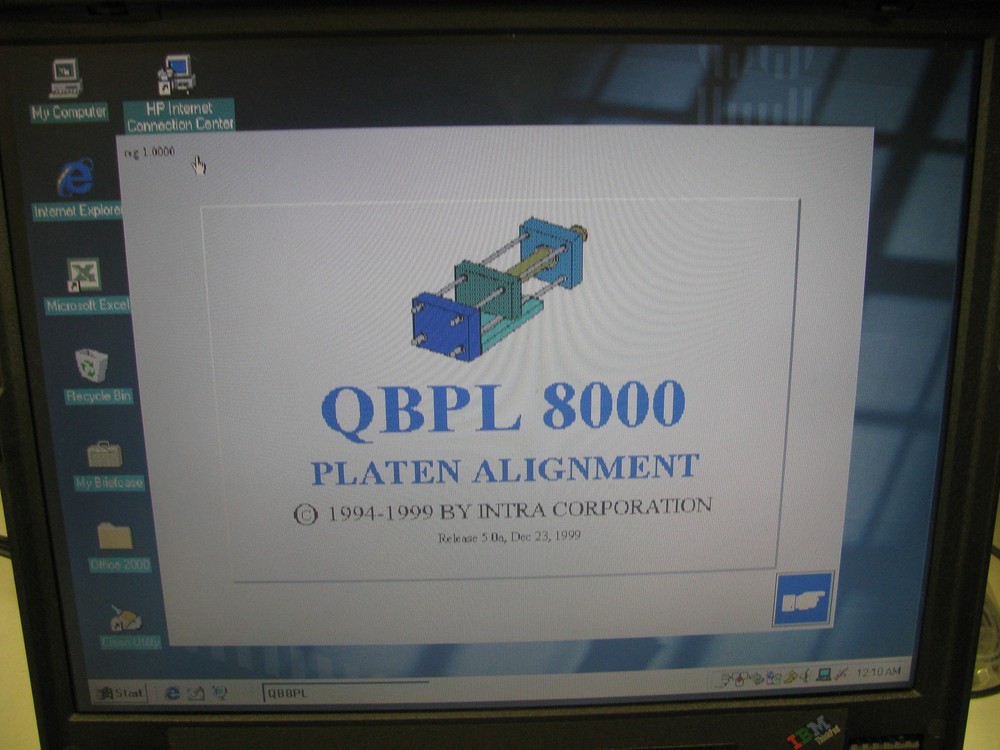 IntraCorp QB-8000 Laser Alignment System w/ computer, manuals and software