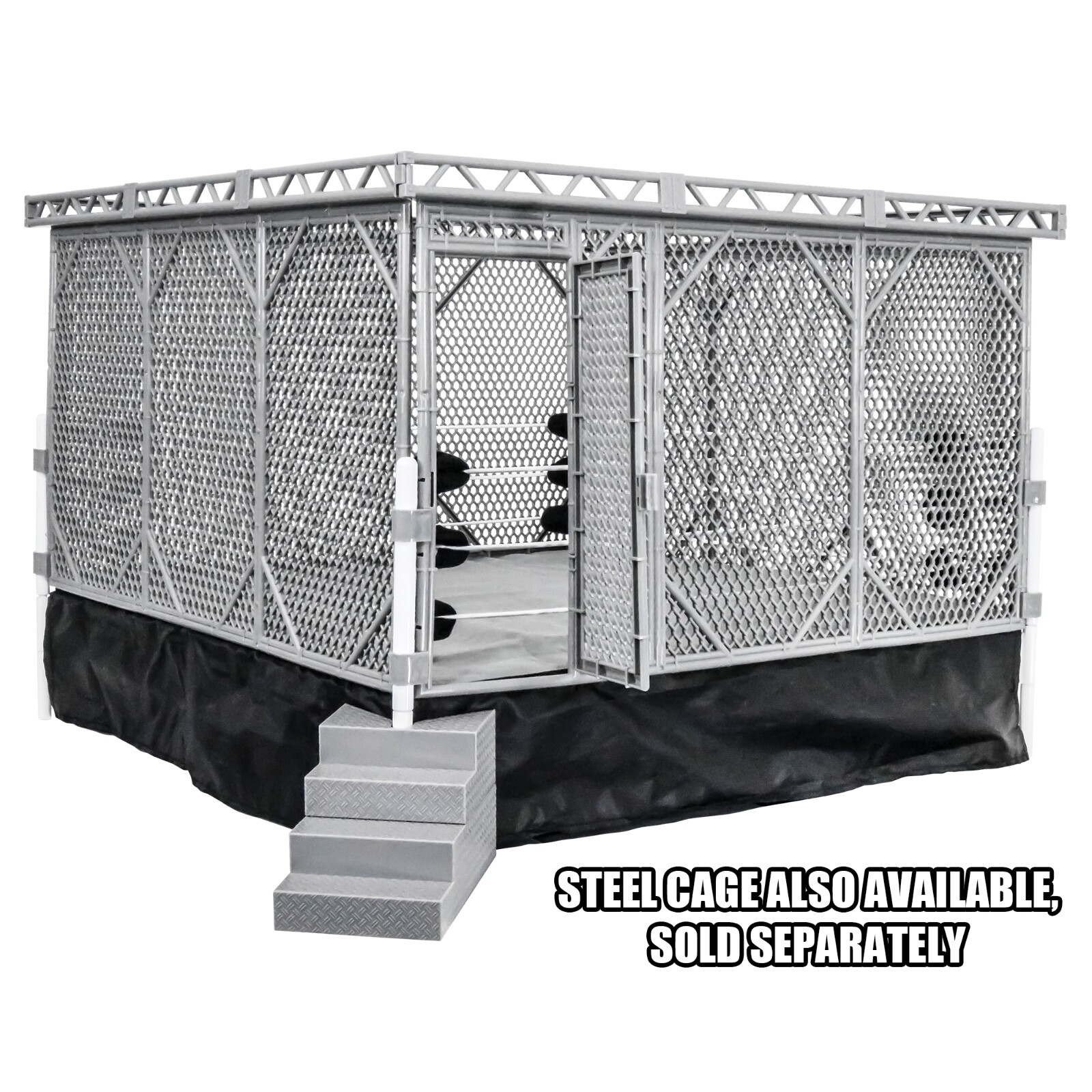 Wrestling Action Figure Ring For WWE & AEW Figures by Figures Toy Company