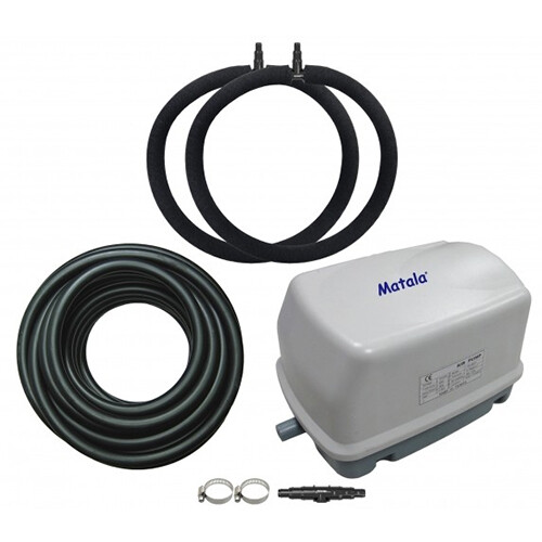 Matala EZ-Air Pro 3 Pond Aeration Kit - Includes Pump, Air Hose & Diffusers