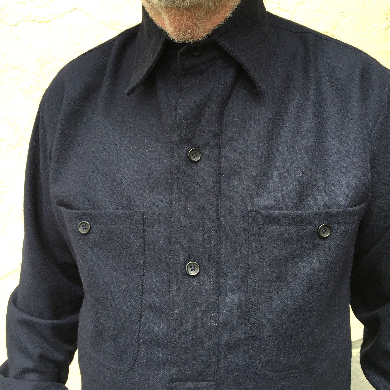US Army M1883 Blue Wool Shirt Size 52