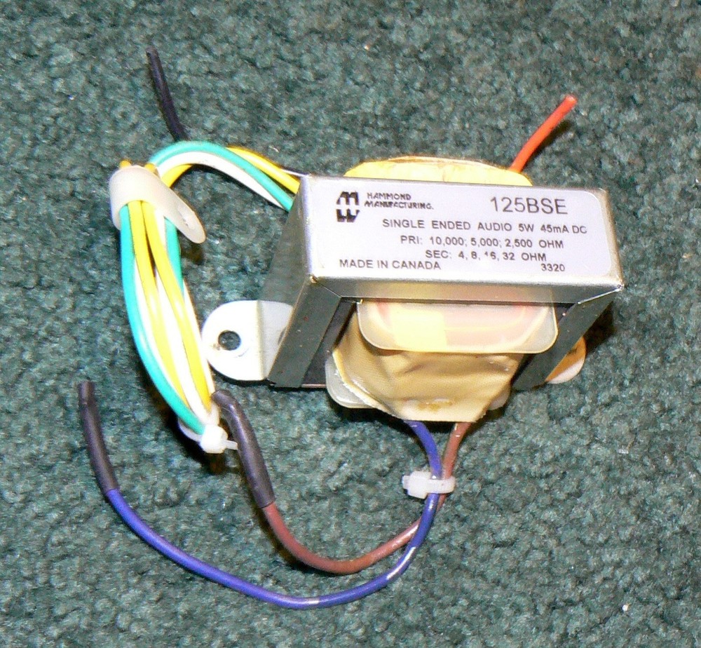 Hammond Single ended for Tubes transformer