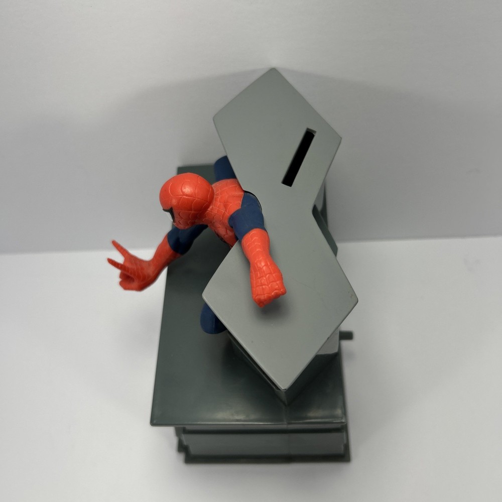 Marvel Amazing Spiderman Clock And Bank Spider-Man 2012 Working