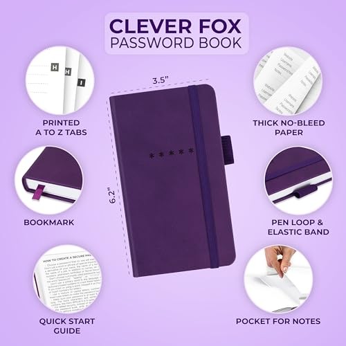 Password Book – Alphabetized Internet Address & Password Organizer - Computer