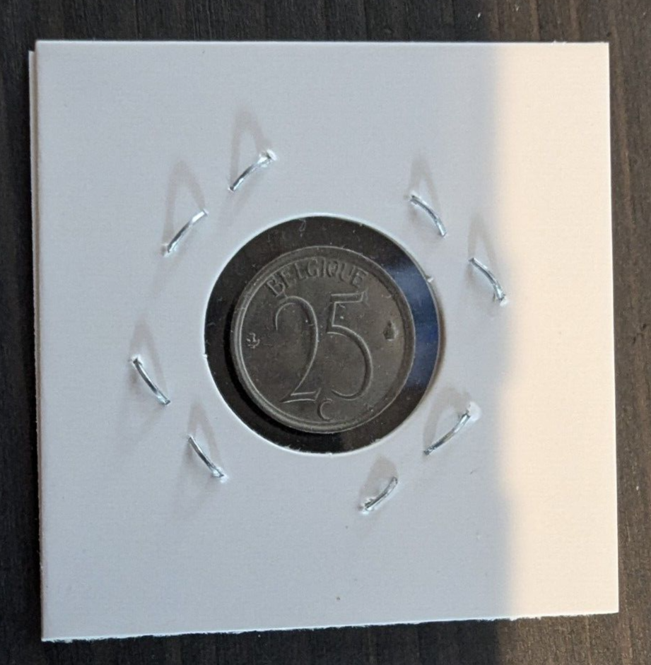 1964 Belgium - 25 Centimes - World Coin