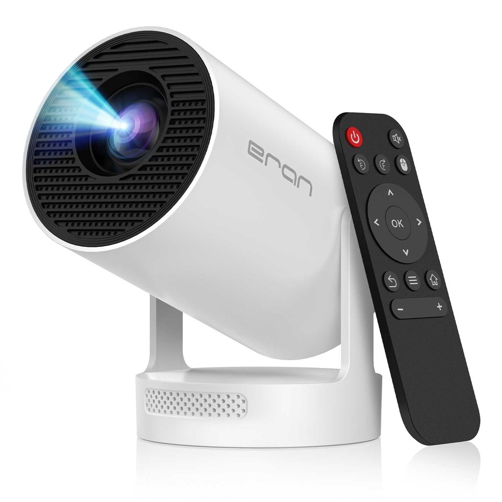 [Electric Focus]Mini Portable Projector with 4K Support, Bluetooth HY300-PLUS