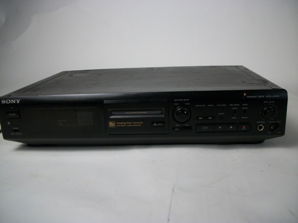 Sony MDS-JE500 MD MiniDisc  Player / Recorder Working