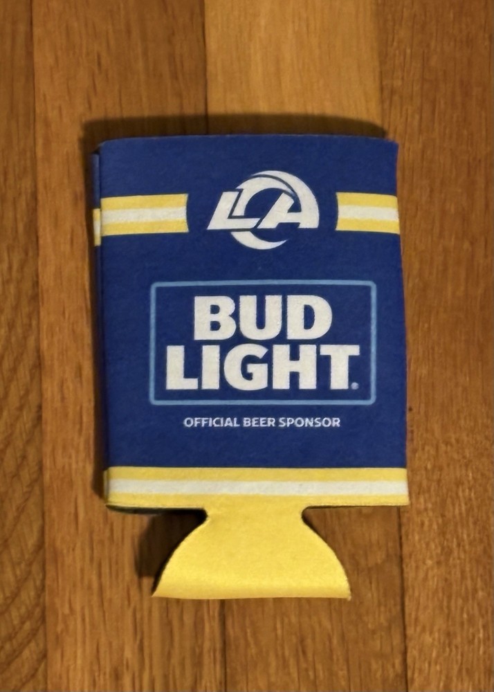 Bud Light Los Angeles Rams Double Sided Koozie