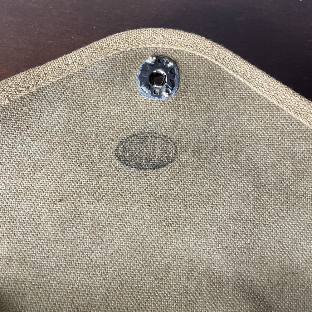 U.S. Army Thompson Drum Pouch Canvas Original Ww2