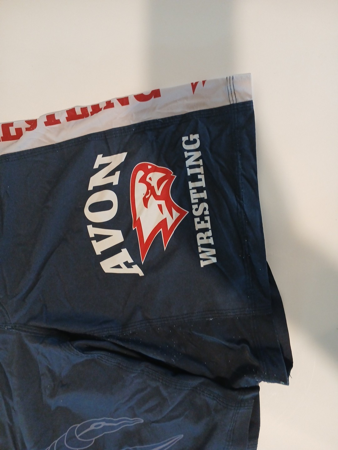 Mens Clinch Gear Fight Shorts Wrestling Team Shorts Blue Size 34