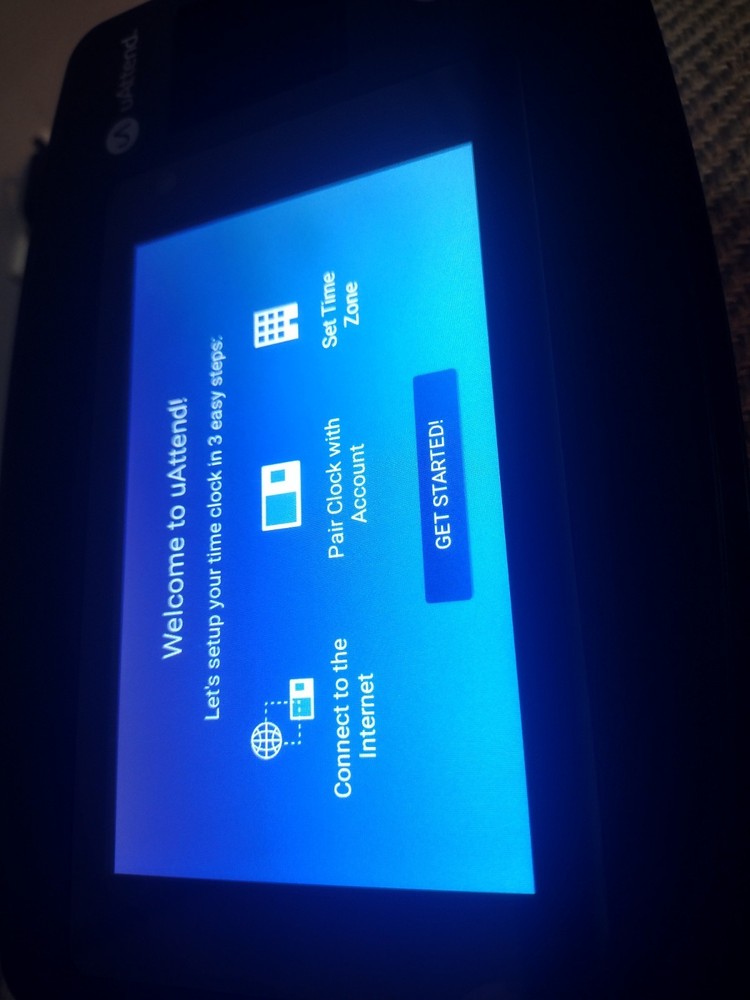 uAttend Touch Tablet - Finger Scanner and RFID Reader - NX2500 (NEW)