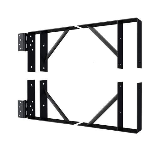 Heavy Duty Gate Corner Brace Bracket, Anti Sag Gate Kit Adjustable Gate