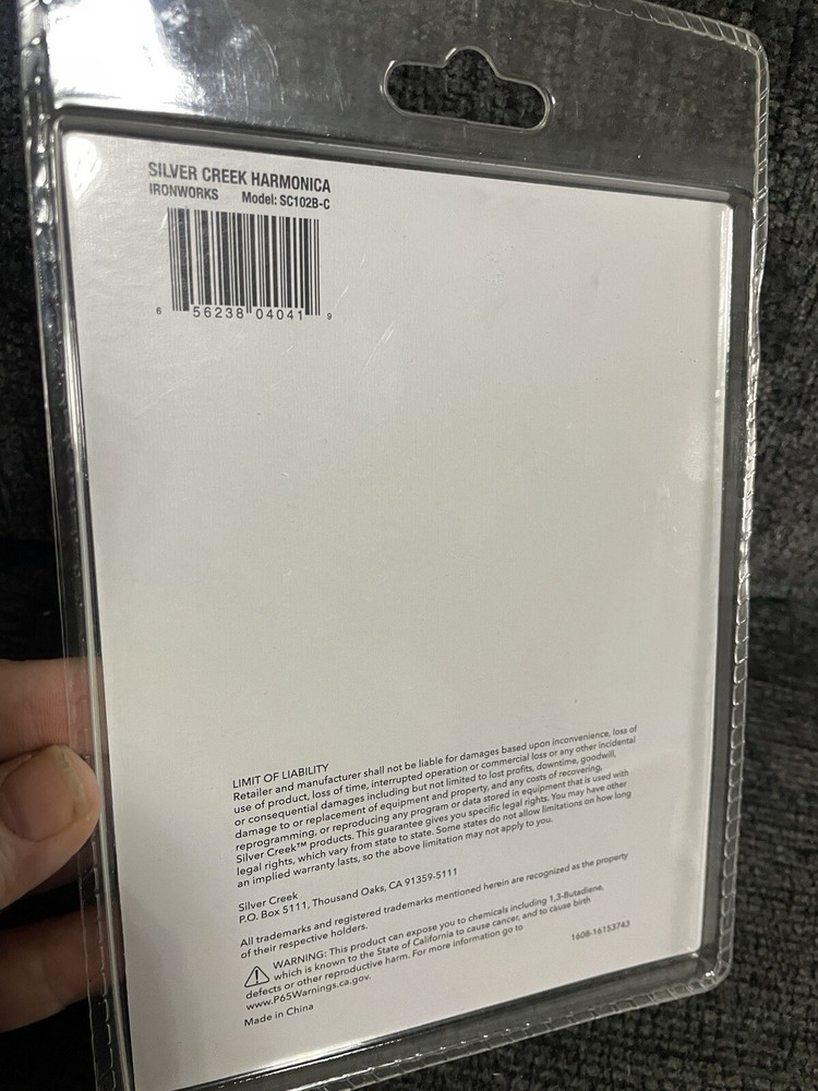 Silver Creek Black Gold Harmonica C new