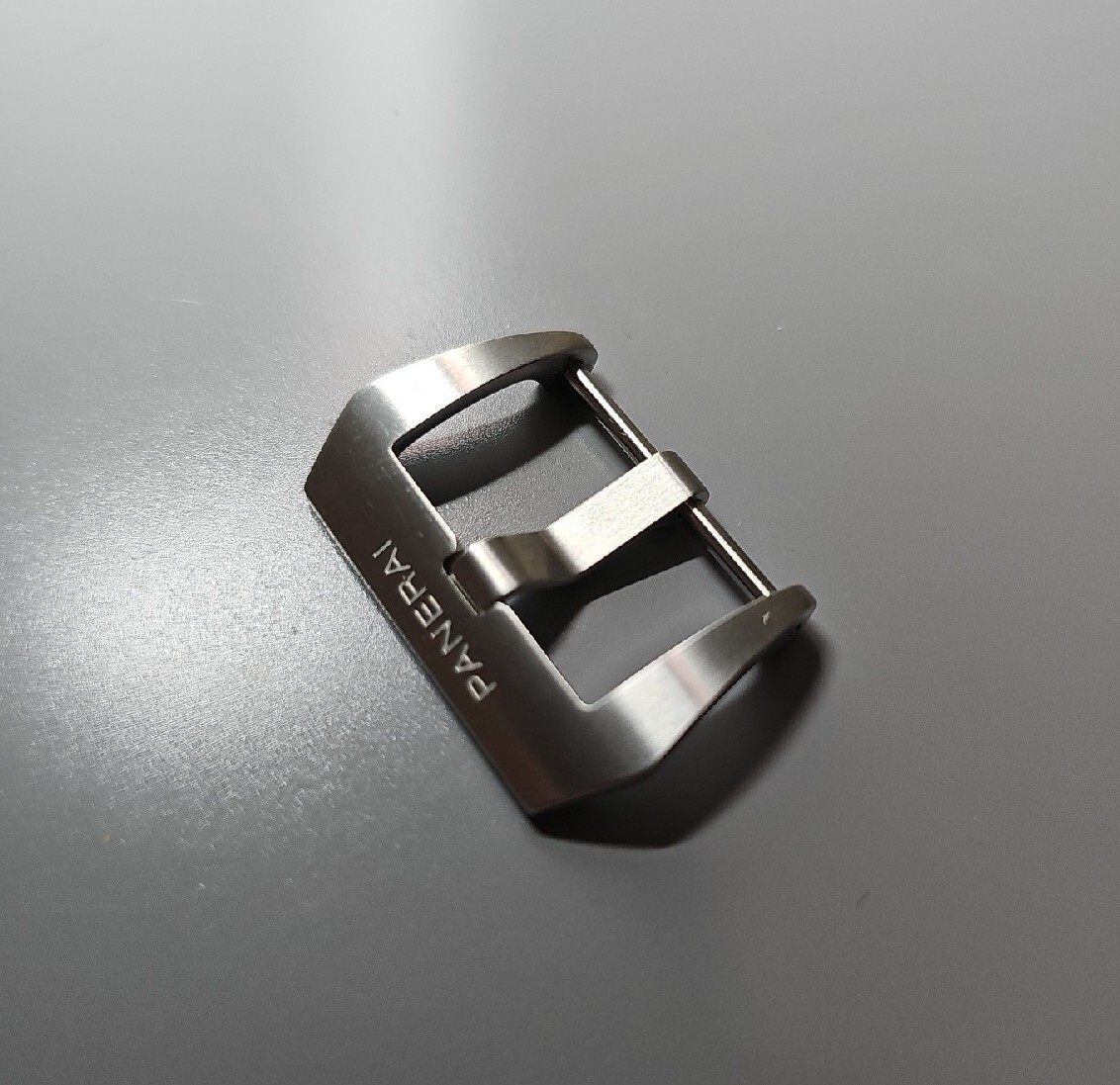 Panerai 22mm OEM Brushed Stainless Steel Tang Buckle 22MM PAV00627 SWISS MADE
