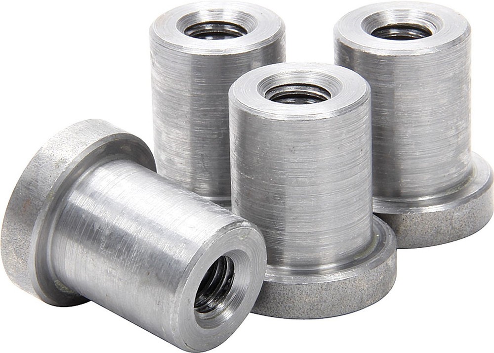 Weld on Nuts 1/2"-13 Thread LONG Threaded Nut Steel Chassis Mount Tab Pack of 10
