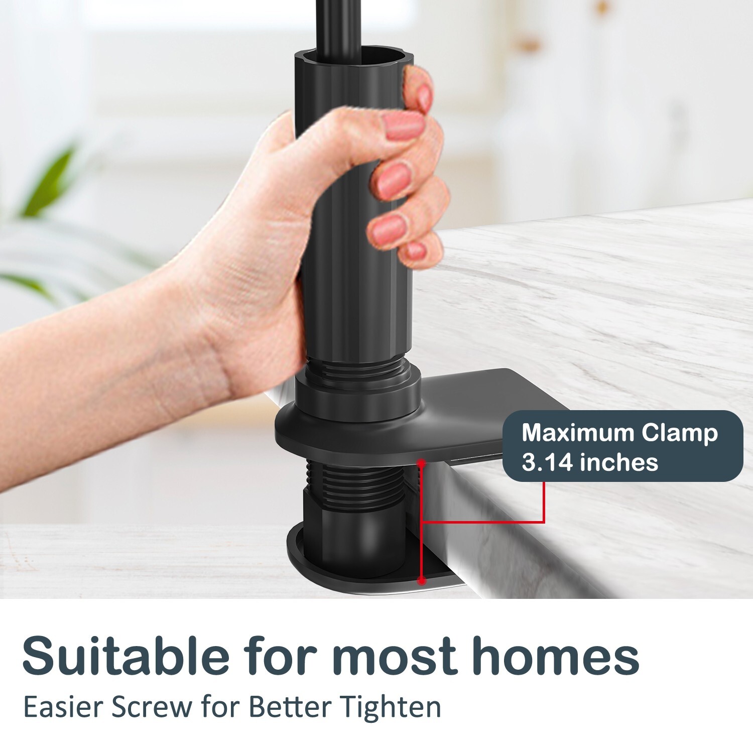 Flexible Gooseneck Tablet Holder - Long Arm Clamp for Desk, Bed & Versatile Use