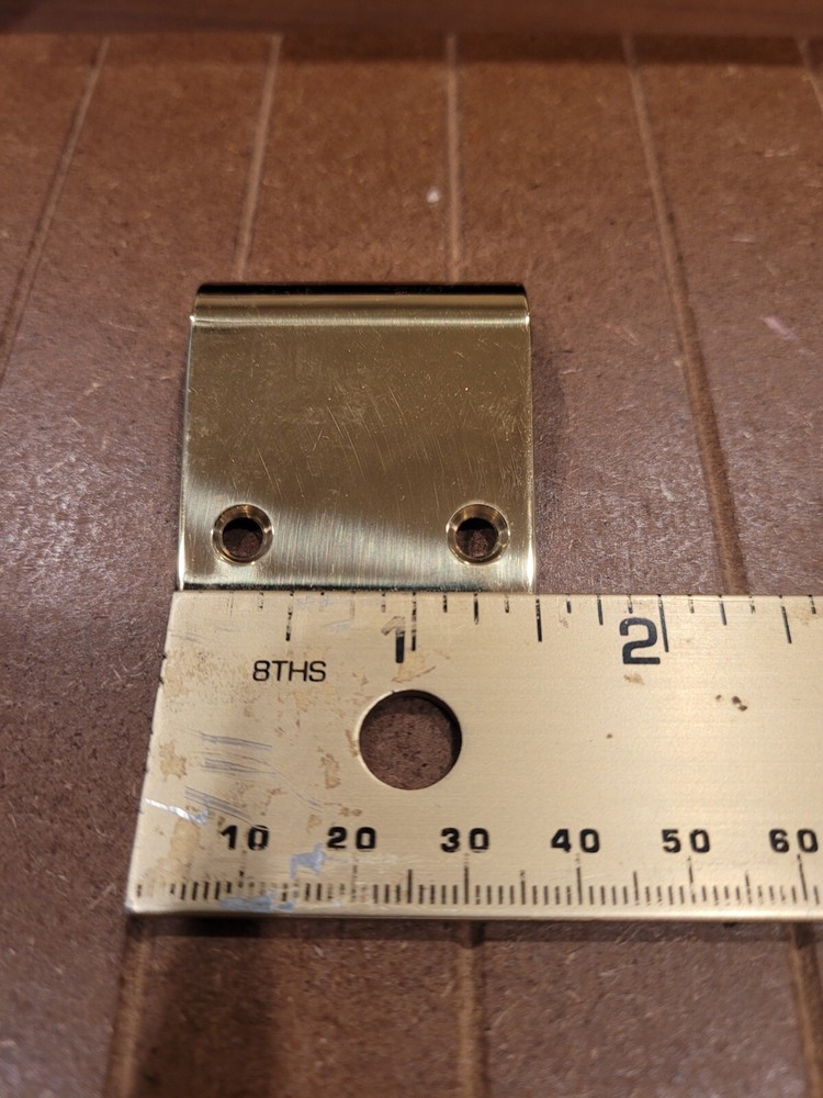 1 1/2" Long Edge Pull in Brass by Colonial Bronze